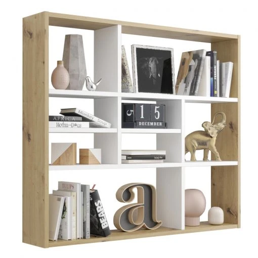 Wandregal - Artisan Eiche - weiß - 90 cm breit -Esszimmer Verkaufsgeschäft 0131001100 1600Wx1600H