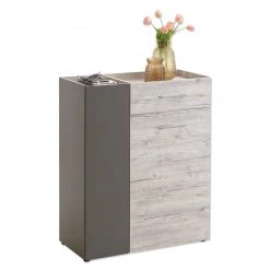 Kommode - Sandeiche - Lava - 2-türig