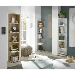 Eckregal - weiß - 142 cm hoch -Esszimmer Verkaufsgeschäft 0153001900 06 1600Wx1600H