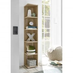 Eckregal - Sonoma Eiche - 142 cm hoch -Esszimmer Verkaufsgeschäft 0153001902 05 1600Wx1600H