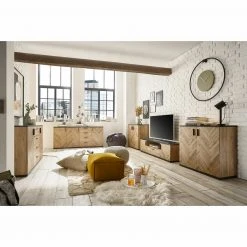 Lowboard - Bartex Eiche-grau - Schubkasten - 154 cm -Esszimmer Verkaufsgeschäft 0153002700 06 1600Wx1600H