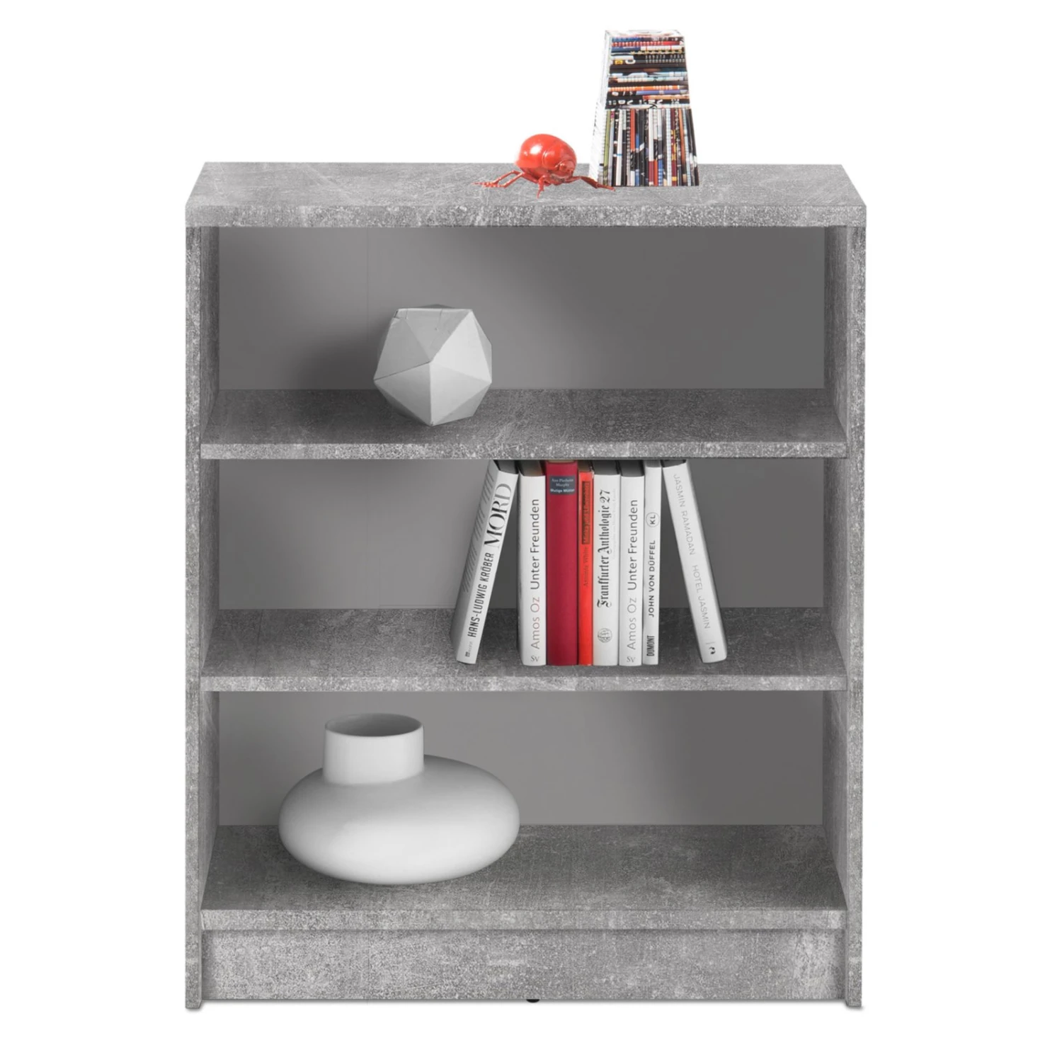 Regal - Beton-weiß - 86 cm hoch 1 Regal - Beton-weiß - 86 cm hoch