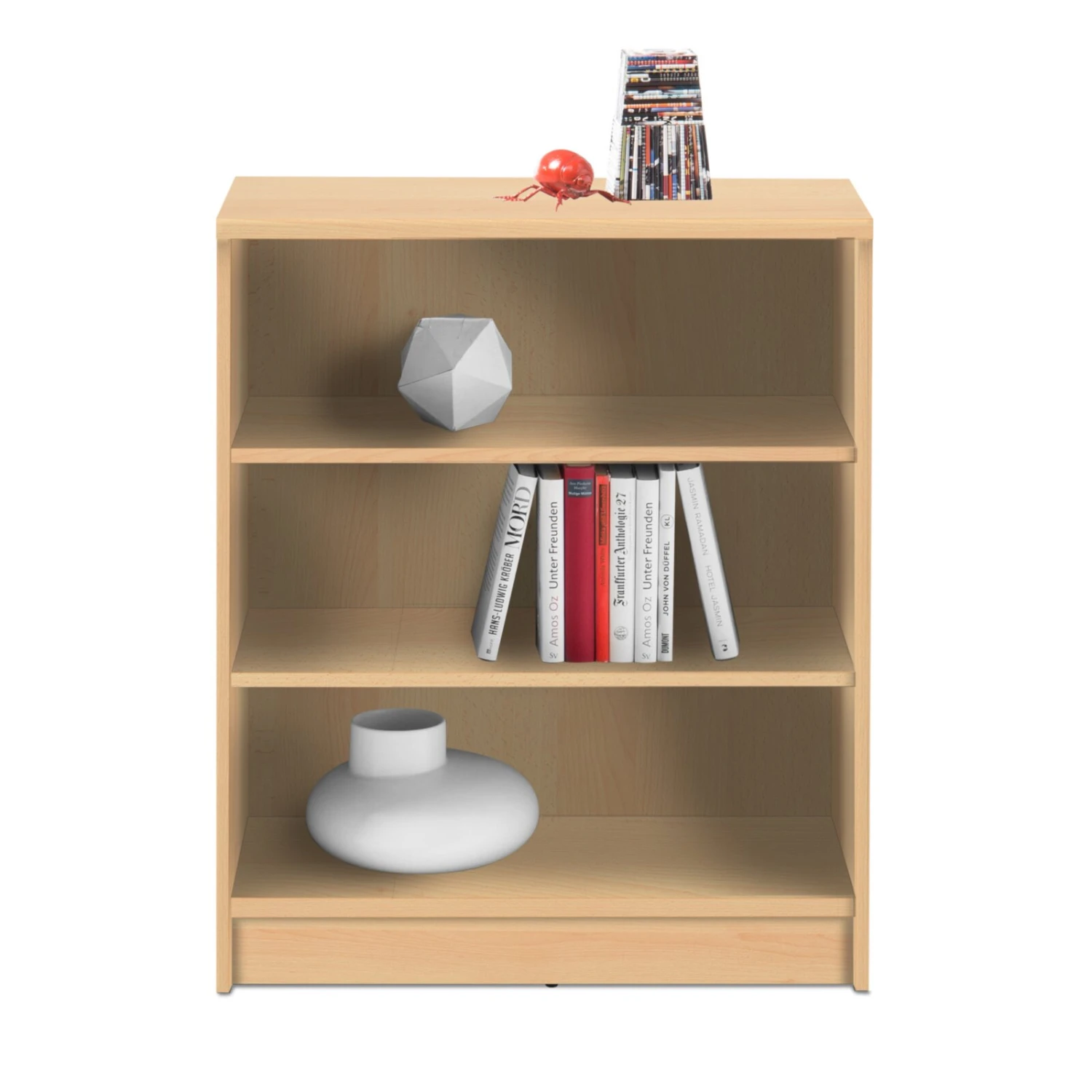 Standregal - Buche - 86 cm hoch 1 Standregal - Buche - 86 cm hoch