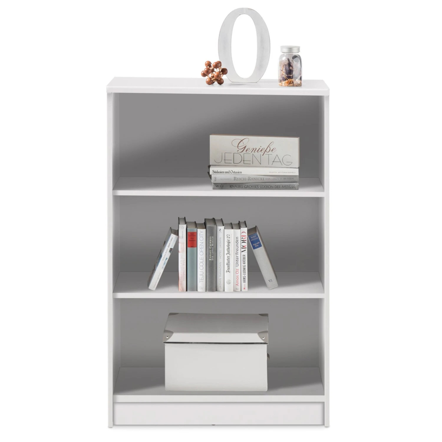 Regal - weiß - 72 cm breit 2 Regal - weiß - 72 cm breit – Bild 2