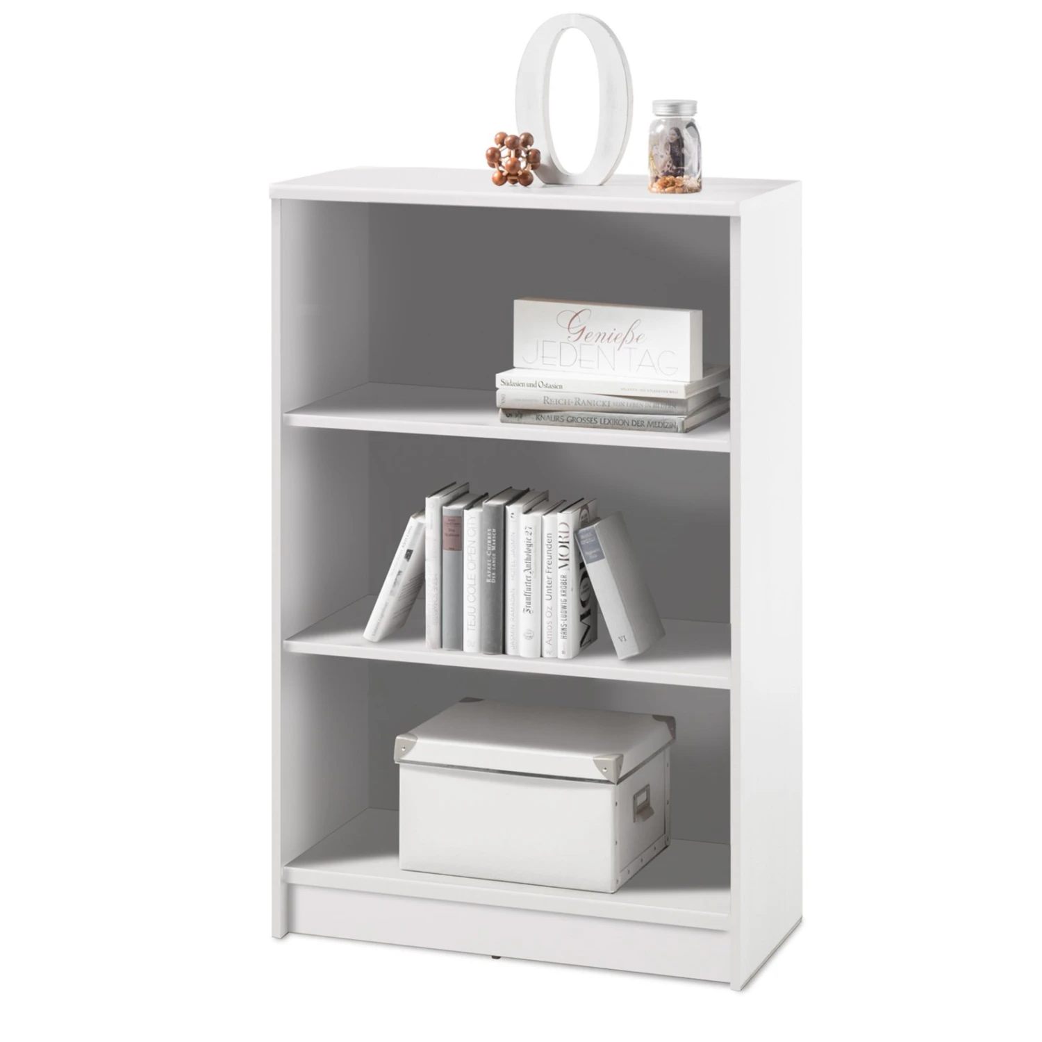 Regal - weiß - 72 cm breit 1 Regal - weiß - 72 cm breit