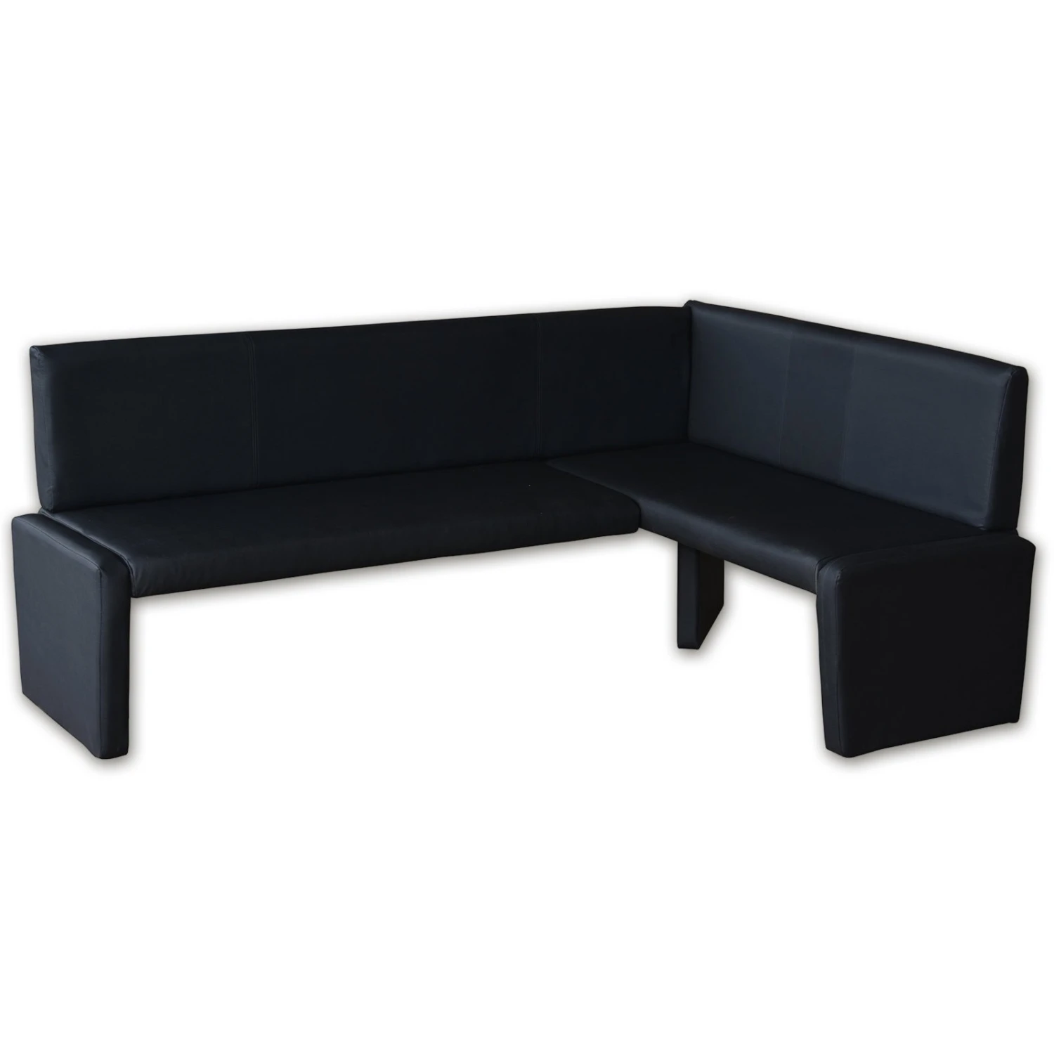 Eckbank - schwarz - Kunstleder 1 Eckbank - schwarz - Kunstleder