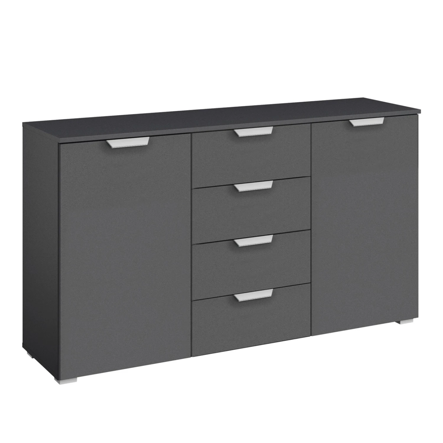 Sideboard - grau metallic - 140 cm 3 Sideboard - grau metallic - 140 cm – Bild 3