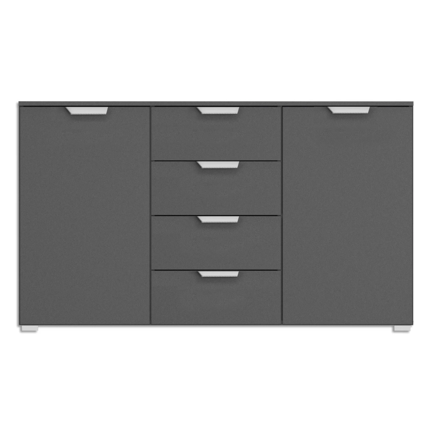 Sideboard - grau metallic - 140 cm 1 Sideboard - grau metallic - 140 cm