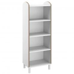 Regalelement - alpinweiß - 4 Fächer - 47 cm