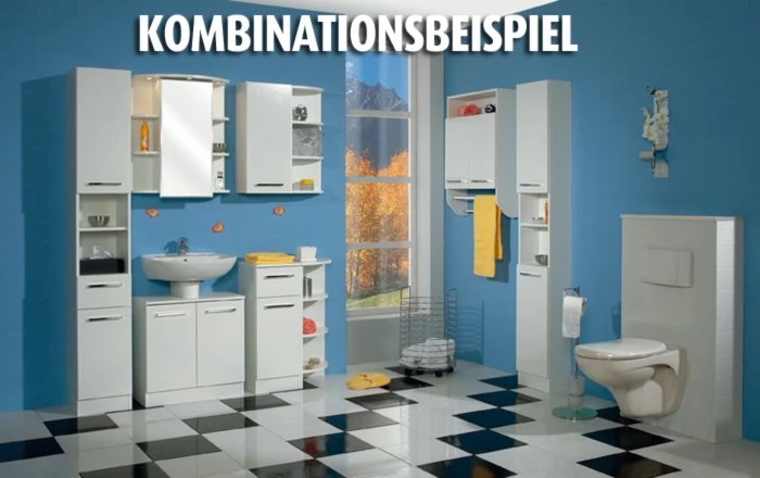 Abschlussecke - weiß - 3 Ablagen 2 Abschlussecke - weiß - 3 Ablagen – Bild 2