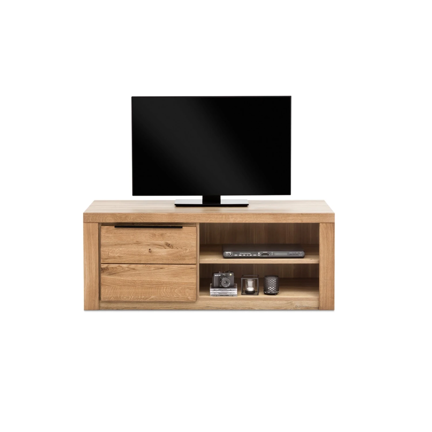 Lowboard - Eiche - teilmassiv - 130 cm breit 1 Lowboard - Eiche - teilmassiv - 130 cm breit