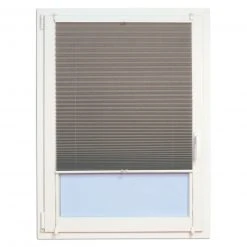 Plissee-Faltstore - taupe - 90x220 cm
