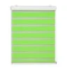Doppelrollo mit Blende - grün - 80x180 cm