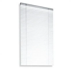Alu-Jalousie - weiß - mit Zubehör - 60x175 cm
