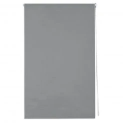 Verdunklungsrollo - grau - 80x180 cm