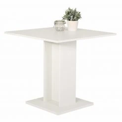 Esstisch - weiß - 80x80 cm