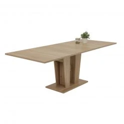 Säulentisch MALIA T - Sonoma Eiche - ausziehbar