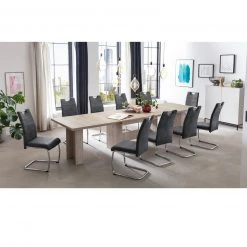 Esstisch LIA II - Sandeiche - ausziehbar -Esszimmer Verkaufsgeschäft 0405006600 05 1600Wx1600H