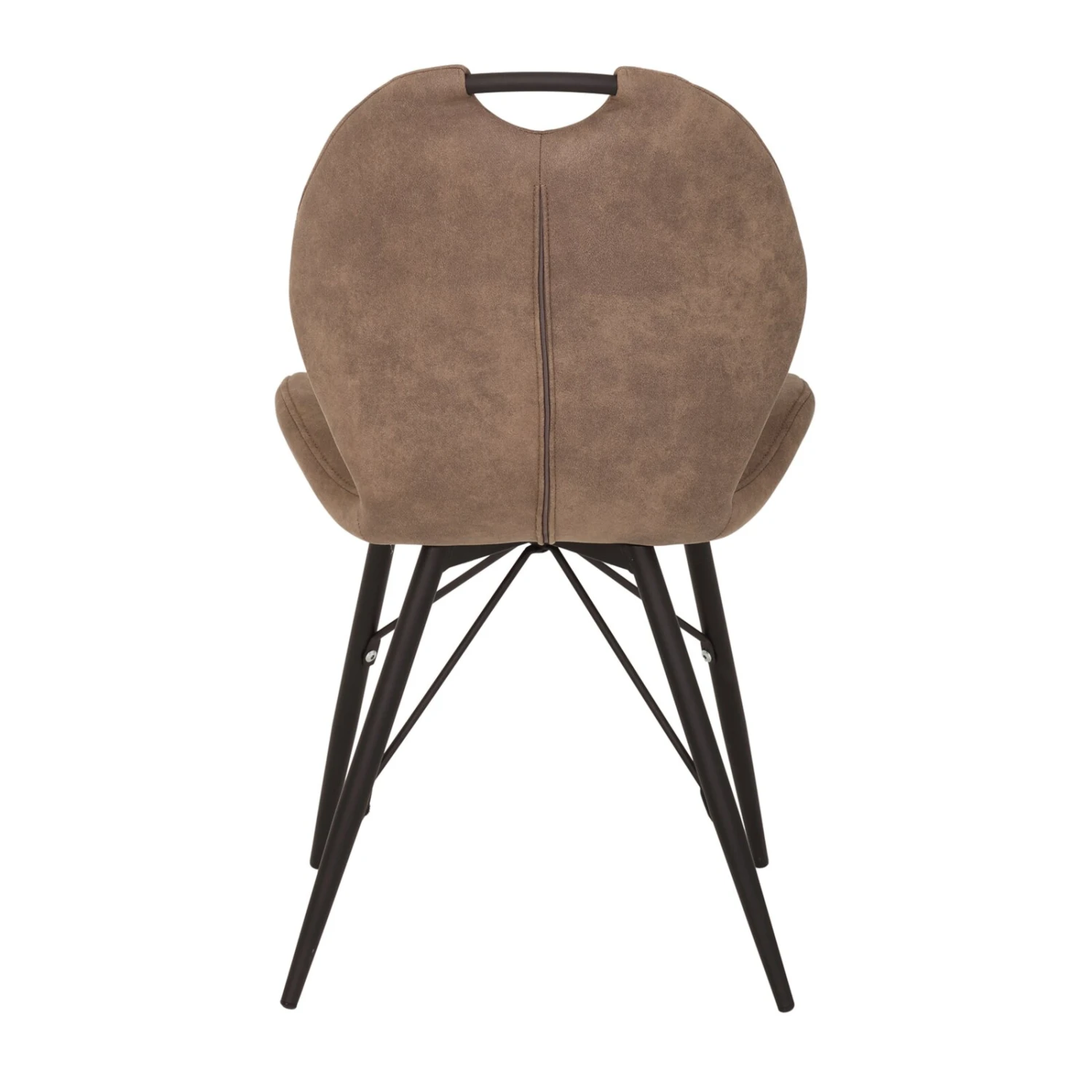 Polsterstuhl - schlamm-schwarz - Microfasersitz 5 Polsterstuhl - schlamm-schwarz - Microfasersitz – Bild 5