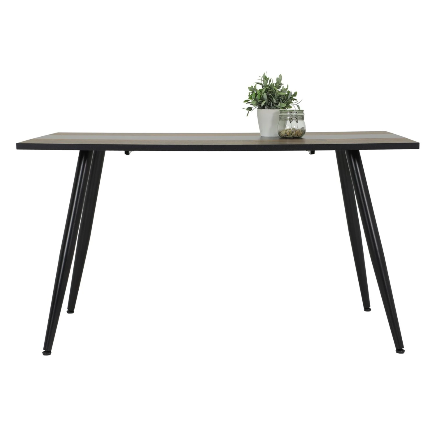 Esstisch - Oldwood - schwarz - 140x80 cm 2 Esstisch - Oldwood - schwarz - 140x80 cm – Bild 2