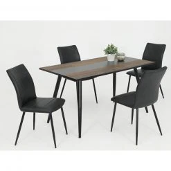 Esstisch - Oldwood - schwarz - 140x80 cm 6 Esstisch - Oldwood - schwarz - 140x80 cm -Esszimmer Verkaufsgeschäft 0405007001 03 1600Wx1600H