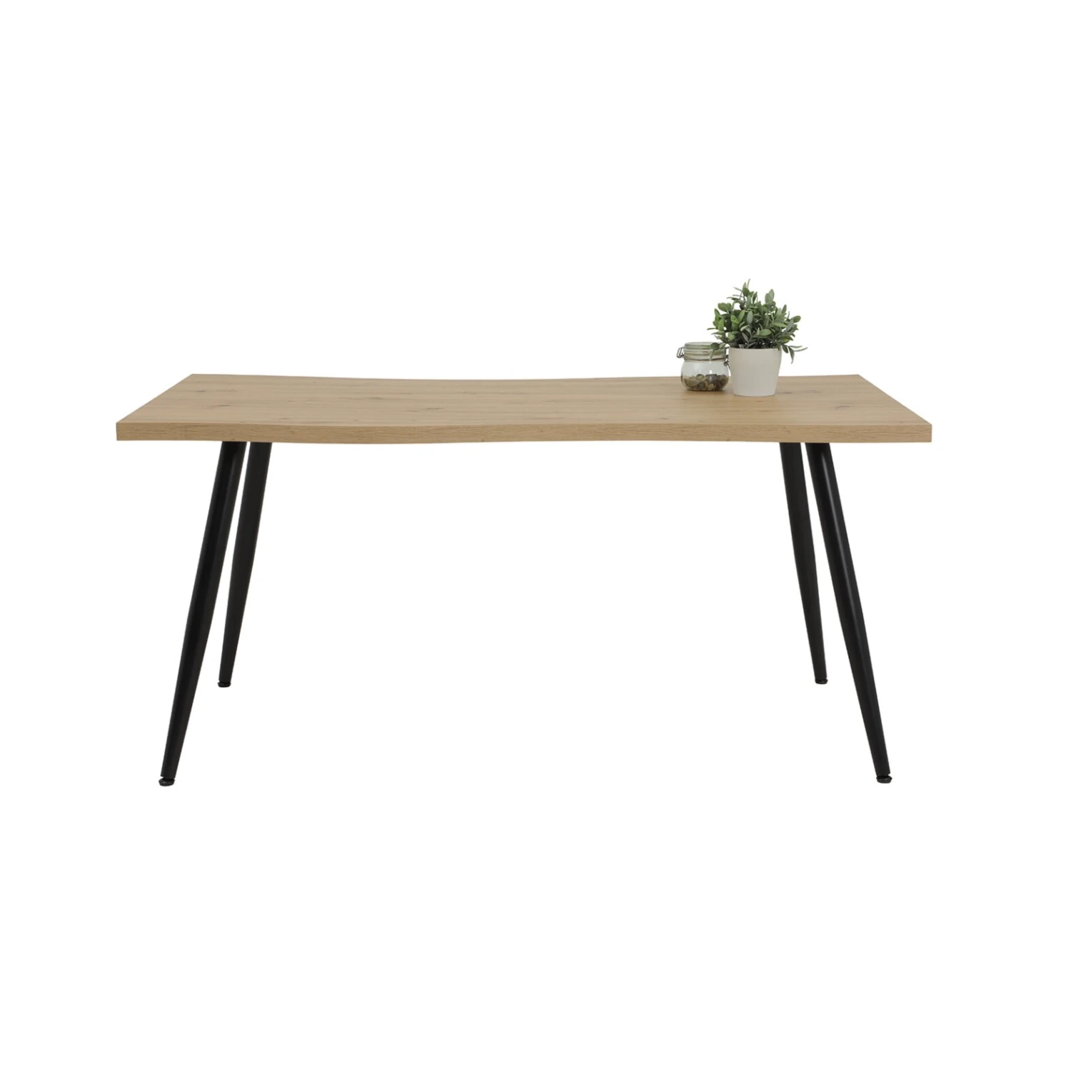 Esstisch - Artisan Eiche-schwarz - 160 cm 2 Esstisch - Artisan Eiche-schwarz - 160 cm – Bild 2