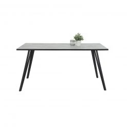 Esstisch - Beton-Optik-schwarz - 160 cm -Esszimmer Verkaufsgeschäft 0405008600 02 1600Wx1600H