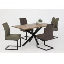 Esstisch - Akazie-schwarz - massiv - 160 cm 7 Esstisch - Akazie-schwarz - massiv - 160 cm -Esszimmer Verkaufsgeschäft 0405008900 04 1600Wx1600H