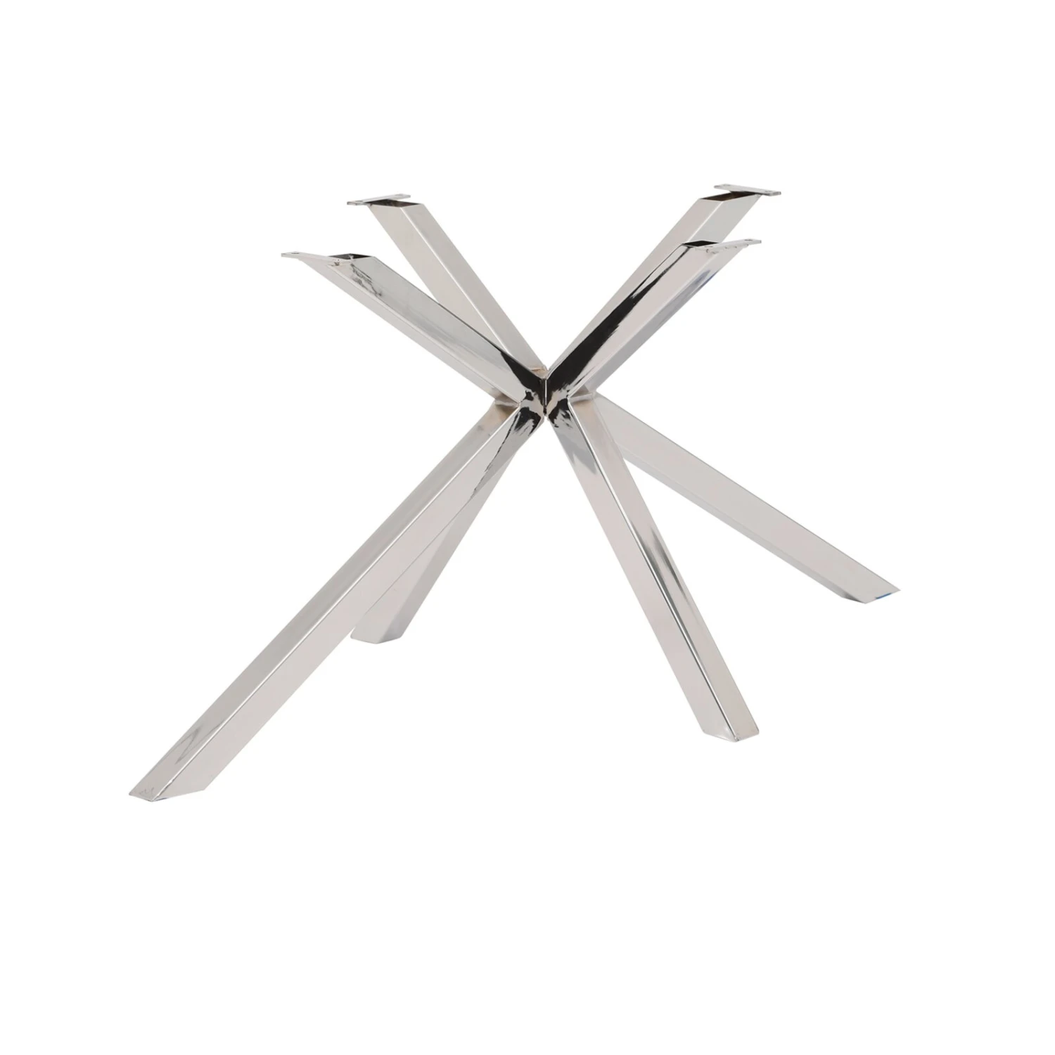 Esstisch - Betonoptik-Chrom - ausziehbar 2 Esstisch - Betonoptik-Chrom - ausziehbar – Bild 2