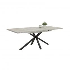 Esstisch - Betonoptik-schwarz - ausziehbar -Esszimmer Verkaufsgeschäft 0405009100 02 1600Wx1600H
