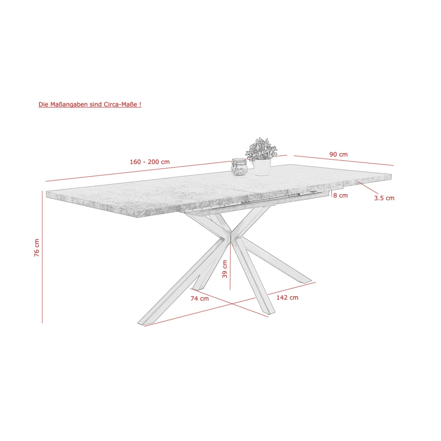 Esstisch - Oldwood - ausziehbar 4 Esstisch - Oldwood - ausziehbar – Bild 4