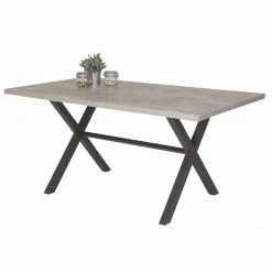 Esstisch - anthrazit - Betonoptik - 160x90 cm -Esszimmer Verkaufsgeschäft 0405009300 02 1600Wx1600H