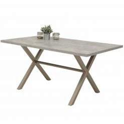 Esstisch - Betonoptik - 160x90 cm