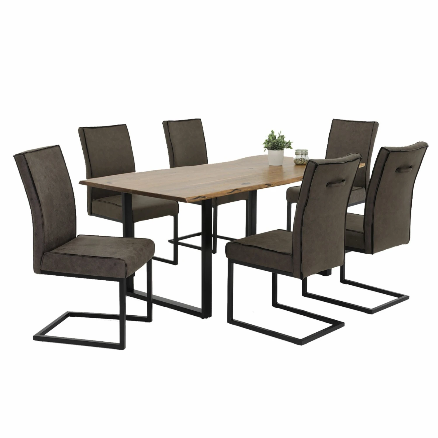 Esstisch - Akazie massiv - Baumkante - 160x90 cm 3 Esstisch - Akazie massiv - Baumkante - 160x90 cm – Bild 3