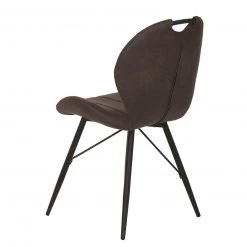 Polsterstuhl - anthrazit-schwarz - Microfasersitz -Esszimmer Verkaufsgeschäft 0405025800 04 1600Wx1600H