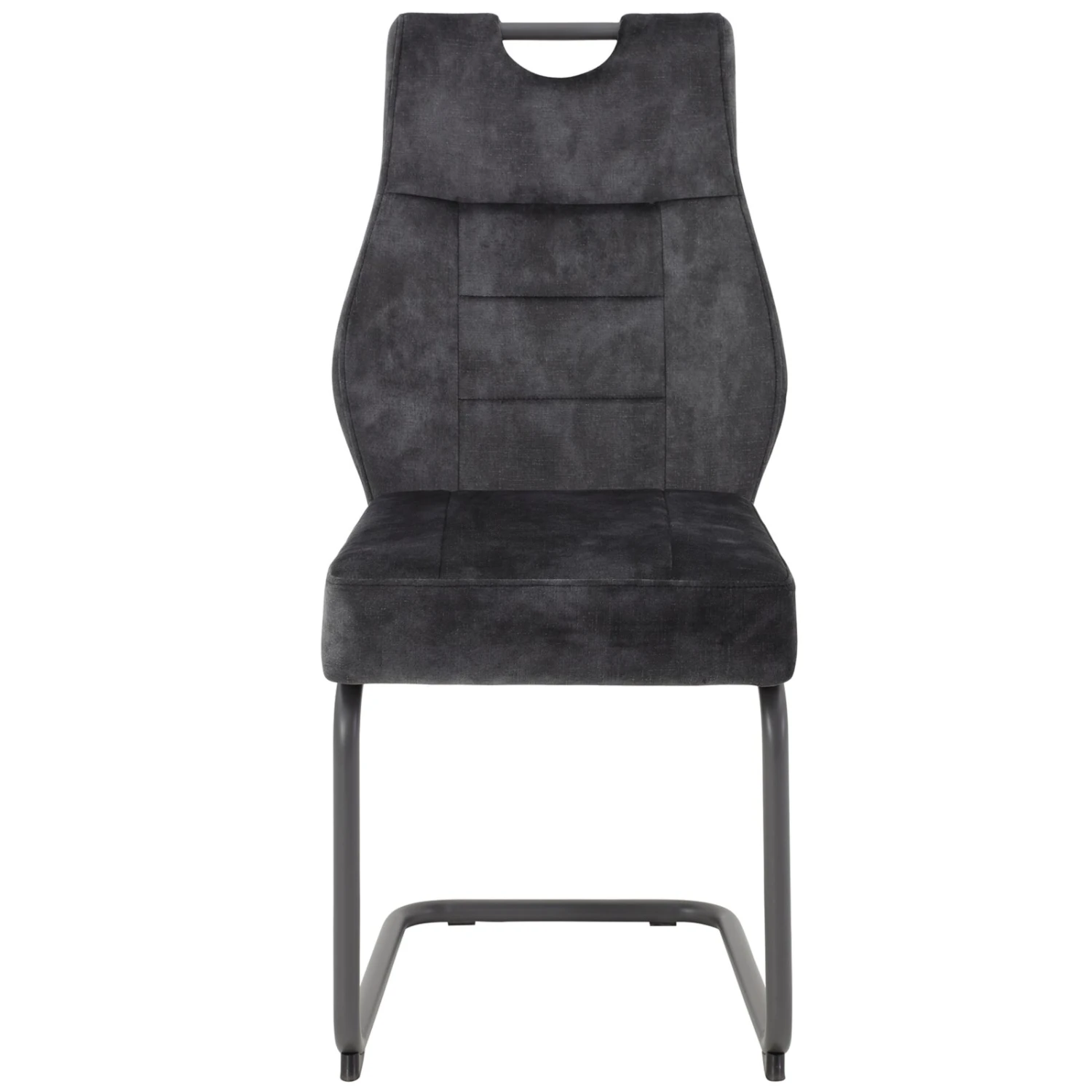 Schwingstuhl - anthrazit - Samtvelour 2 Schwingstuhl - anthrazit - Samtvelour – Bild 2
