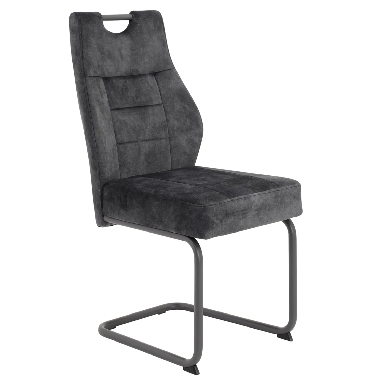 Schwingstuhl - anthrazit - Samtvelour 1 Schwingstuhl - anthrazit - Samtvelour