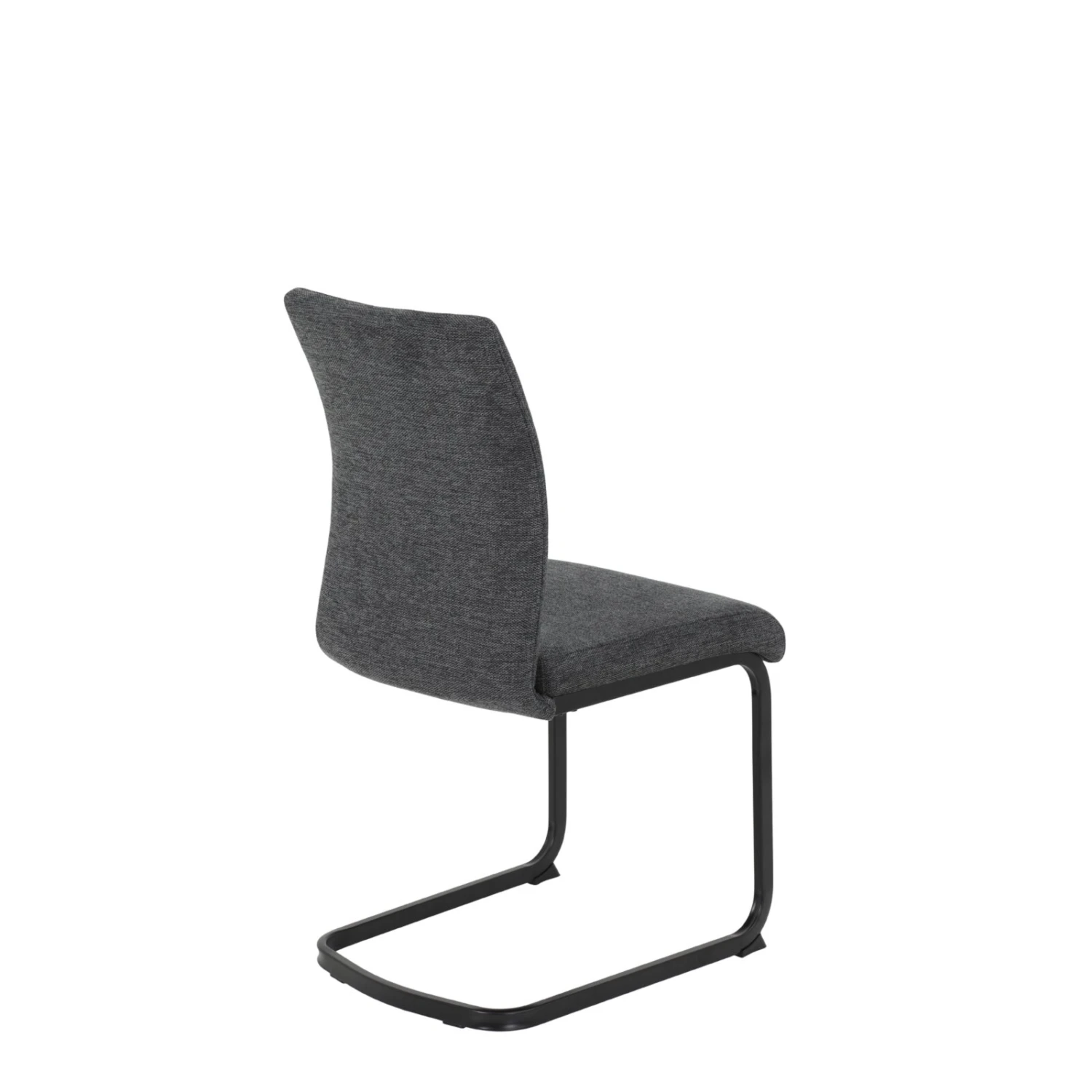 Schwingstuhl - anthrazit-schwarz - Webstoff 2 Schwingstuhl - anthrazit-schwarz - Webstoff – Bild 2