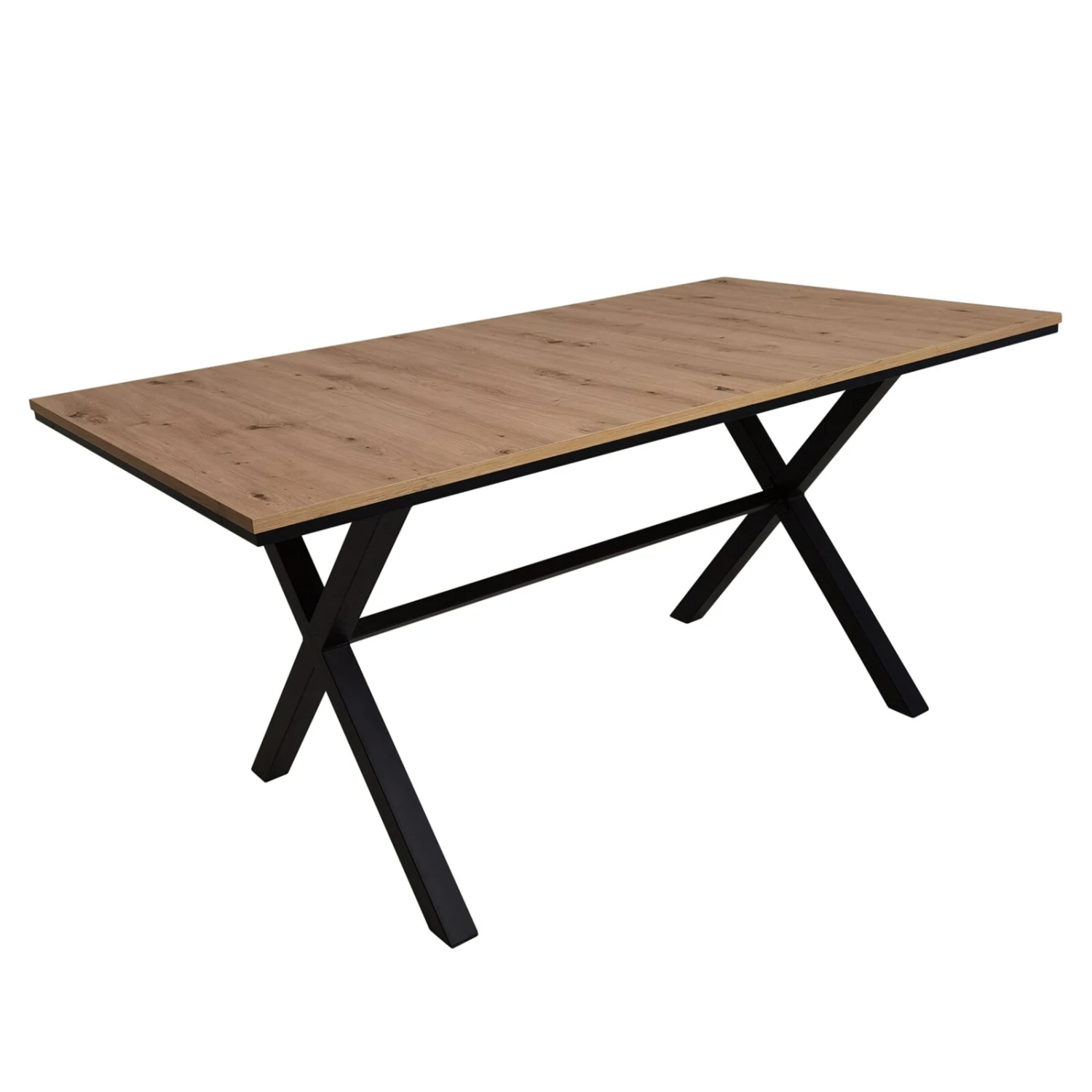 Auszugstisch - Artisan Eiche - schwarz 2 Auszugstisch - Artisan Eiche - schwarz – Bild 2