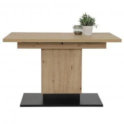 Säulentisch - Artisan Eiche - schwarz - ausziehbar -Esszimmer Verkaufsgeschäft 0405035500 03 1600Wx1600H