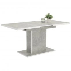Esstisch - Betonoptik-weiß - ausziehbar bis 160 cm -Esszimmer Verkaufsgeschäft 0405035900 02 1600Wx1600H