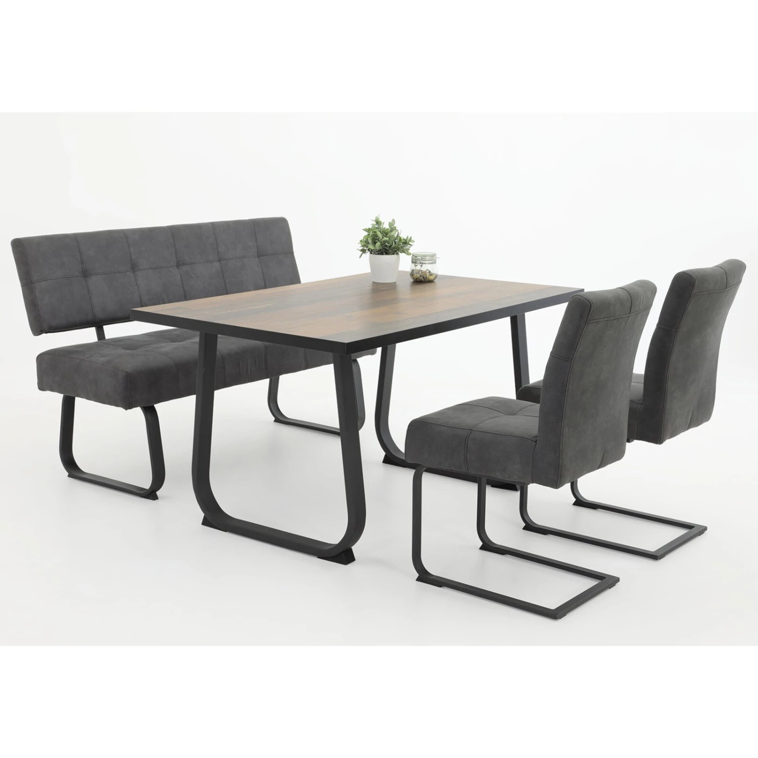 Esstisch - Old Wood Vintage-schwarz - 140x90 cm 3 Esstisch - Old Wood Vintage-schwarz - 140x90 cm – Bild 3