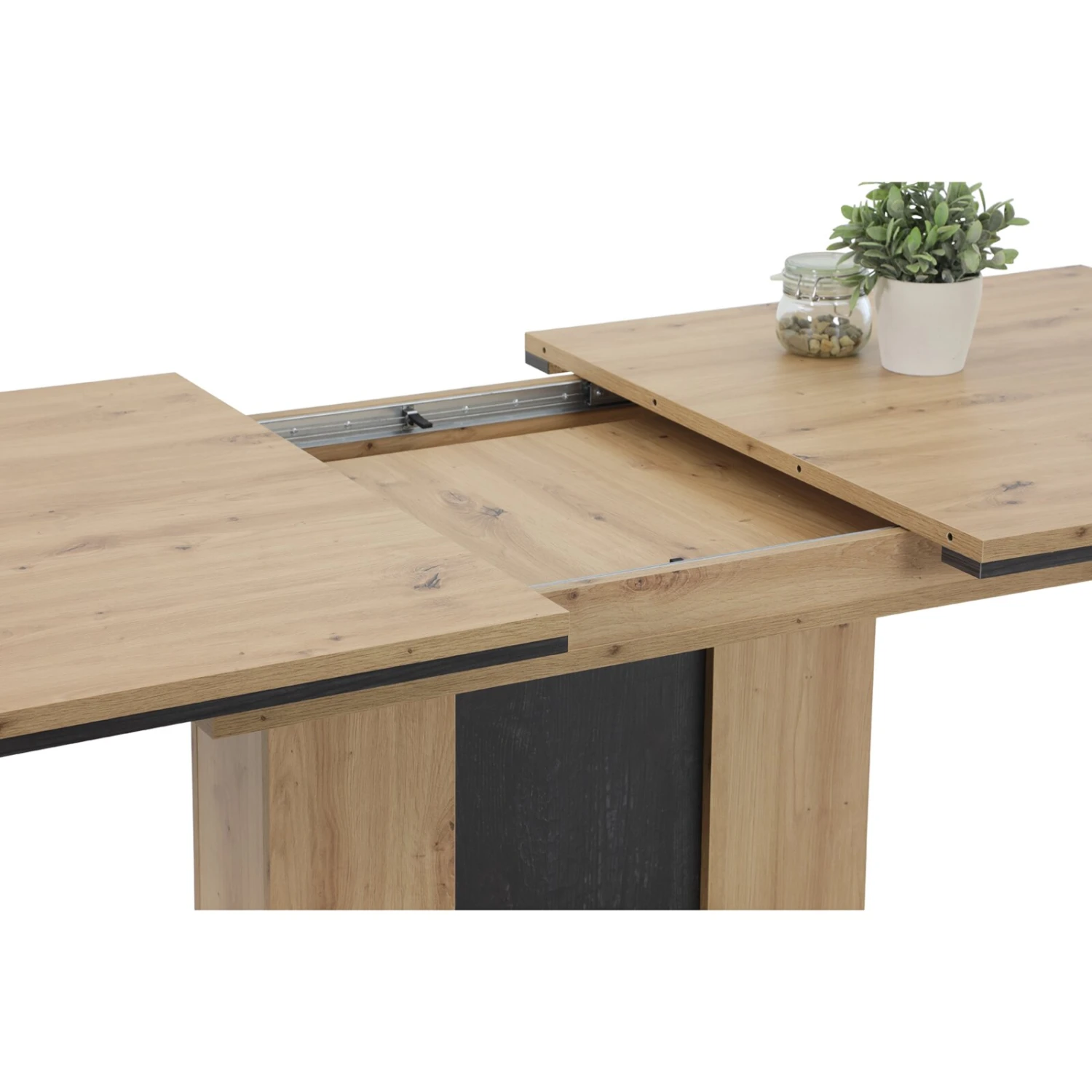 Esstisch - Artisan Eiche-Burned Wood - ausziehbar bis 210 cm 2 Esstisch - Artisan Eiche-Burned Wood - ausziehbar bis 210 cm – Bild 2