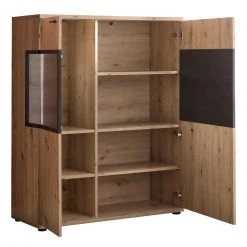 Highboard - Artisan Eiche-Burned Wood - Glas links - 100 cm breit 7 Highboard - Artisan Eiche-Burned Wood - Glas links - 100 cm breit -Esszimmer Verkaufsgeschäft 0405037300 03 1600Wx1600H