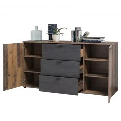 Sideboard - Oldwood-Burned Wood - 165 cm breit -Esszimmer Verkaufsgeschäft 0405037501 03 1600Wx1600H