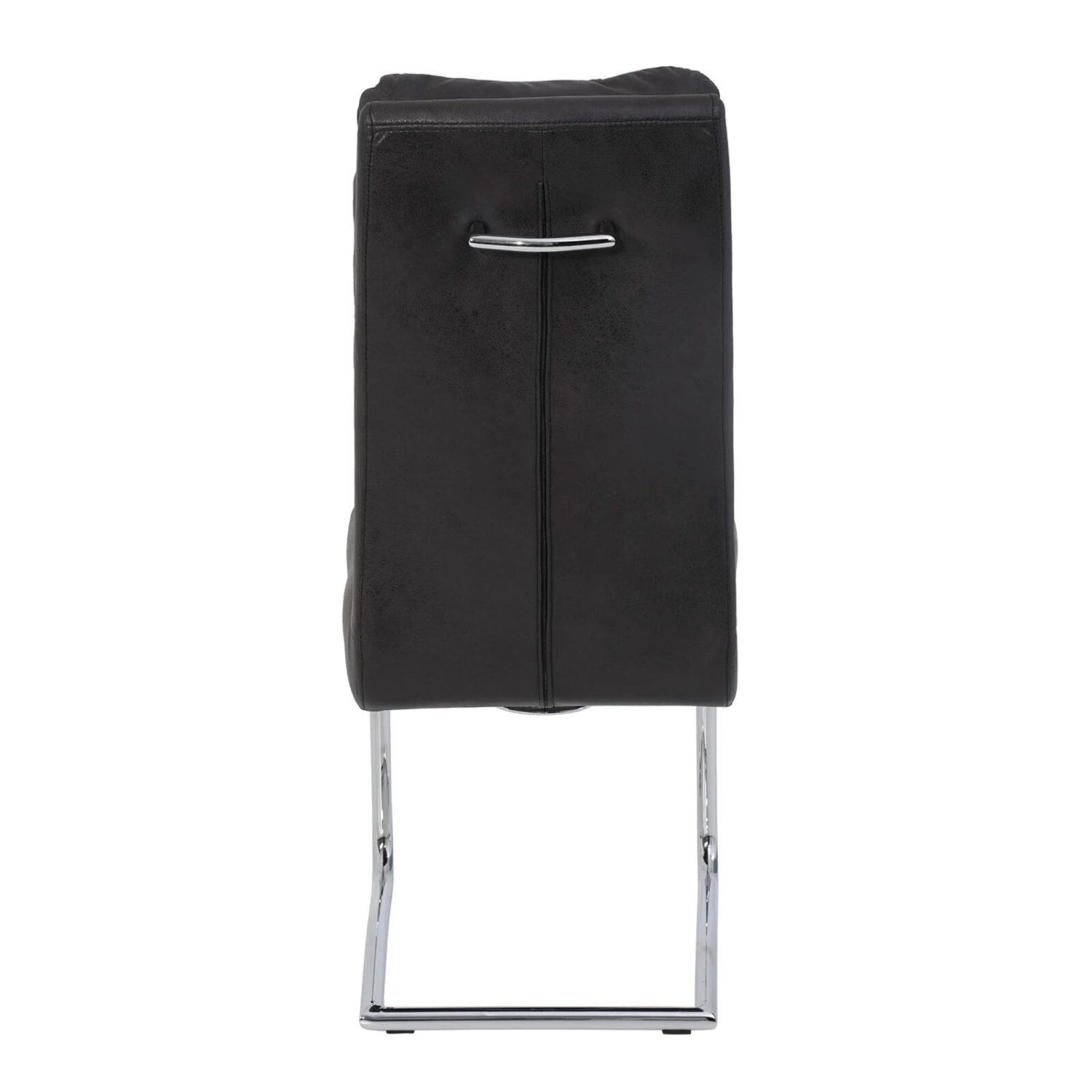 2er-Set Schwingstühle - anthrazit Vintage - Microfaser 2 2er-Set Schwingstühle - anthrazit Vintage - Microfaser – Bild 2