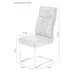 2er-Set Schwingstühle - anthrazit Vintage - Microfaser 7 2er-Set Schwingstühle - anthrazit Vintage - Microfaser -Esszimmer Verkaufsgeschäft 0405038301 04 1600Wx1600H