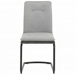 4er-Set Schwingstühle - grau-schwarz - Microfaser -Esszimmer Verkaufsgeschäft 0405038700 02 1600Wx1600H