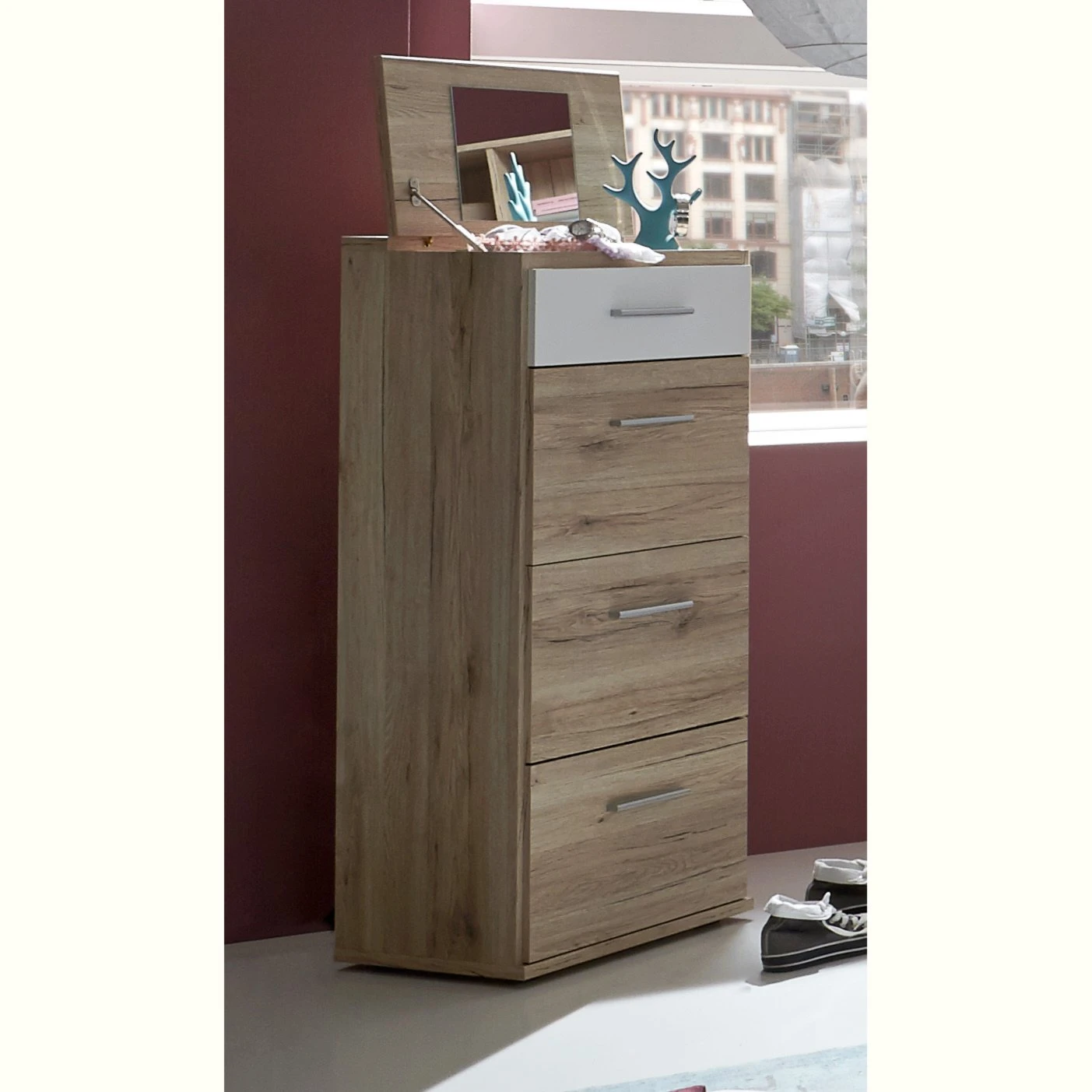 Highboard - San Remo Eiche - 46 cm 2 Highboard - San Remo Eiche - 46 cm – Bild 2