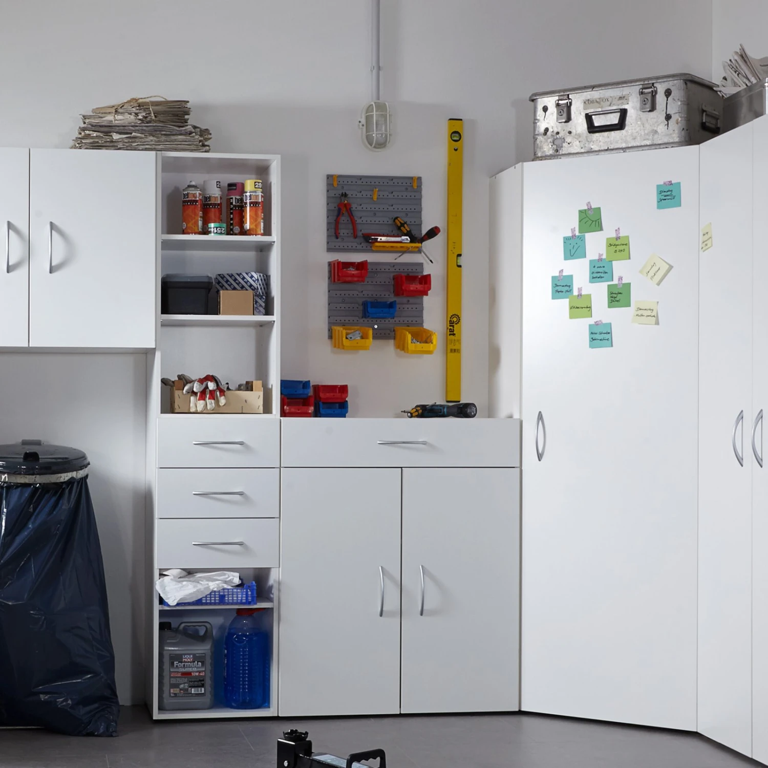 Kommode - weiß - 80 cm breit 2 Kommode - weiß - 80 cm breit – Bild 2